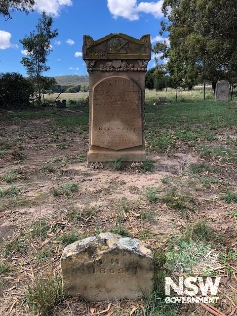 Goulburn Jewish Cemetery - Grave of Moss Marks