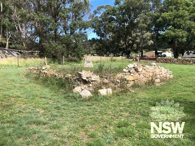 Goulburn Jewish Cemetery - Caretaker's Cottage archaeological site looking southwest