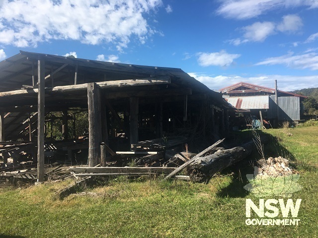 1922 mill building (front) and 1960s mill building (rear)