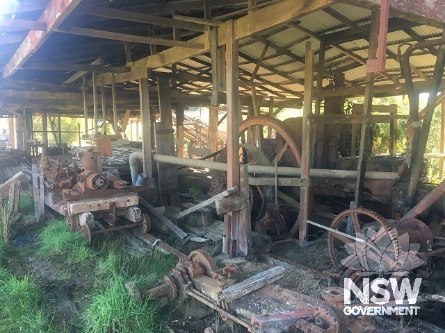 Interior of 1922 mill building with Robey & Co engine and equipment