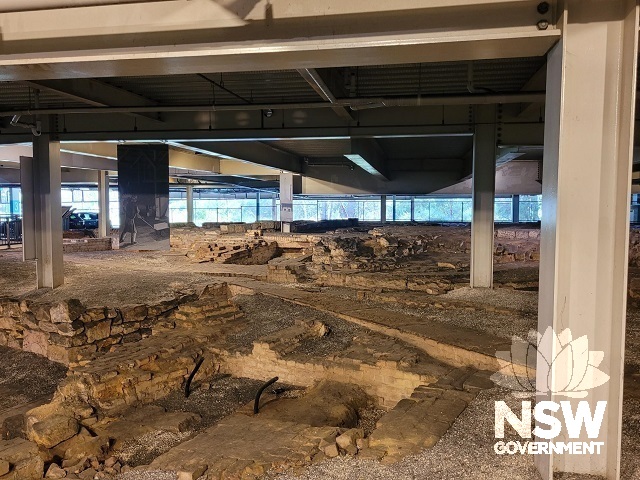 Looking north across site - Feature 6: Structural Remains in foreground