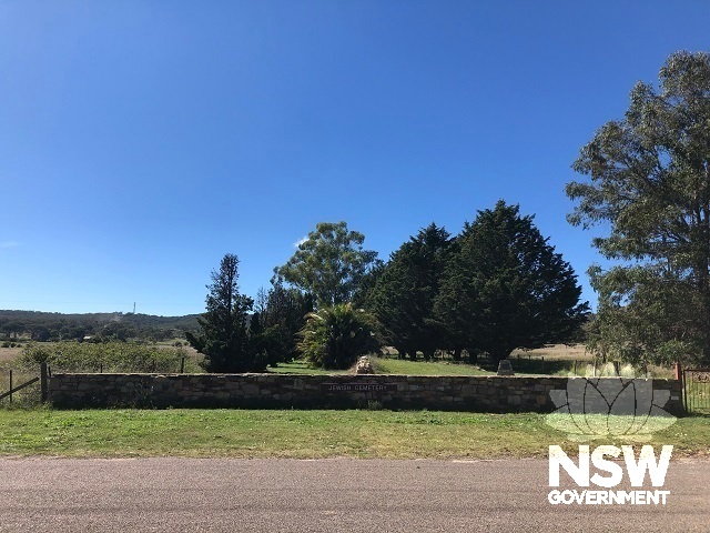 Goulburn Jewish Cemetery - view from Long Street