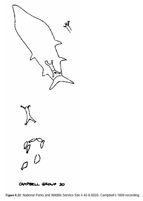 Campbell’s 1899 recording of Balls Head Aboriginal Rock Engraving