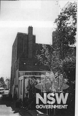 Imperial Hotel, Erskineville - east elevation from rear lane. (John Oultram Heritage & Design, 2001)