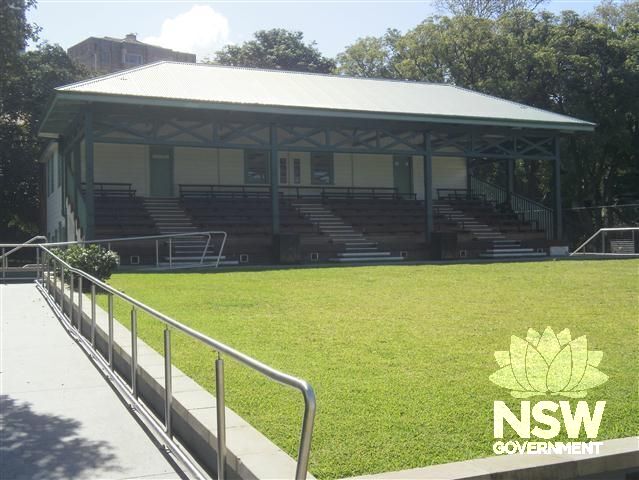 Grand Stand at Rushcutters Bay Park