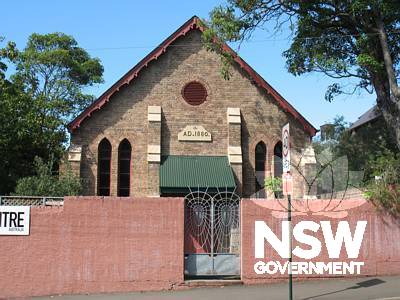 1880 Church Hall (Old Church) from Devonshire St