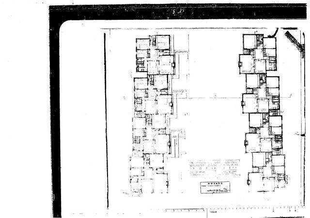 Scan of original 1935 plans - Wyldefel Gardens - plan layout