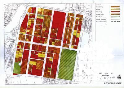 Building Contributions Map - from Architectural Projects Conservation Area Review Study, June 2003