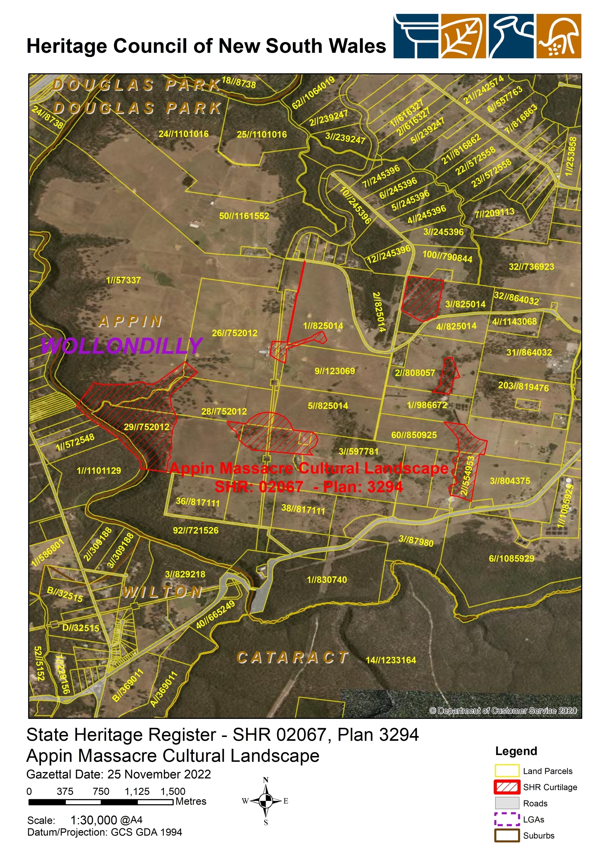 Appin Massacre Cultural Landscape - Final SHR Curtilage Overview