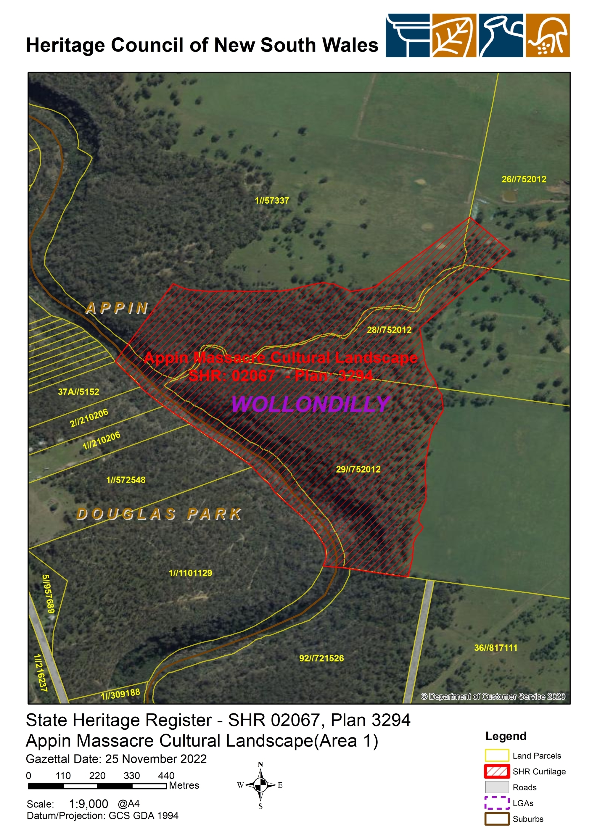 Appin Massacre Cultural Landscape - Final SHR Curtilage - Area 1