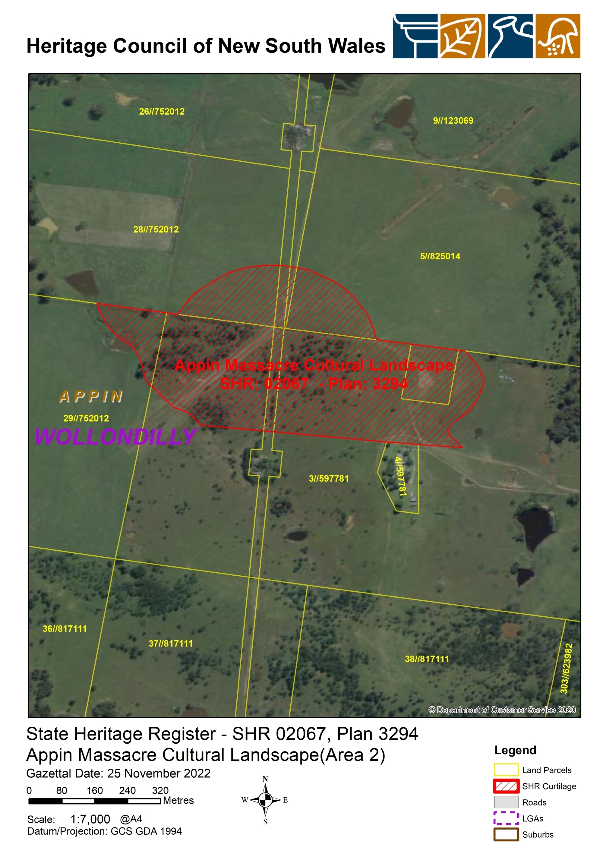 Appin Massacre Cultural Landscape - Final SHR Curtilage - Area 2