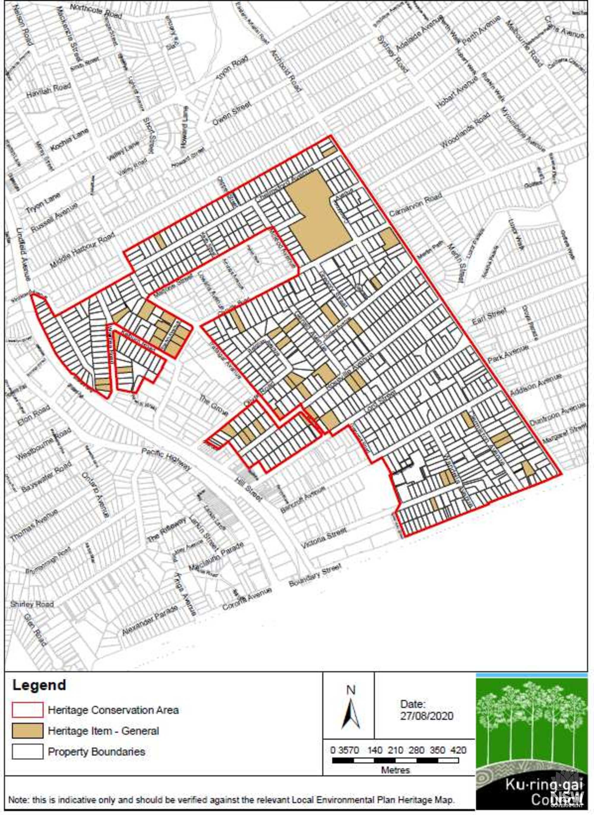 Clanville Conservation Area Map
