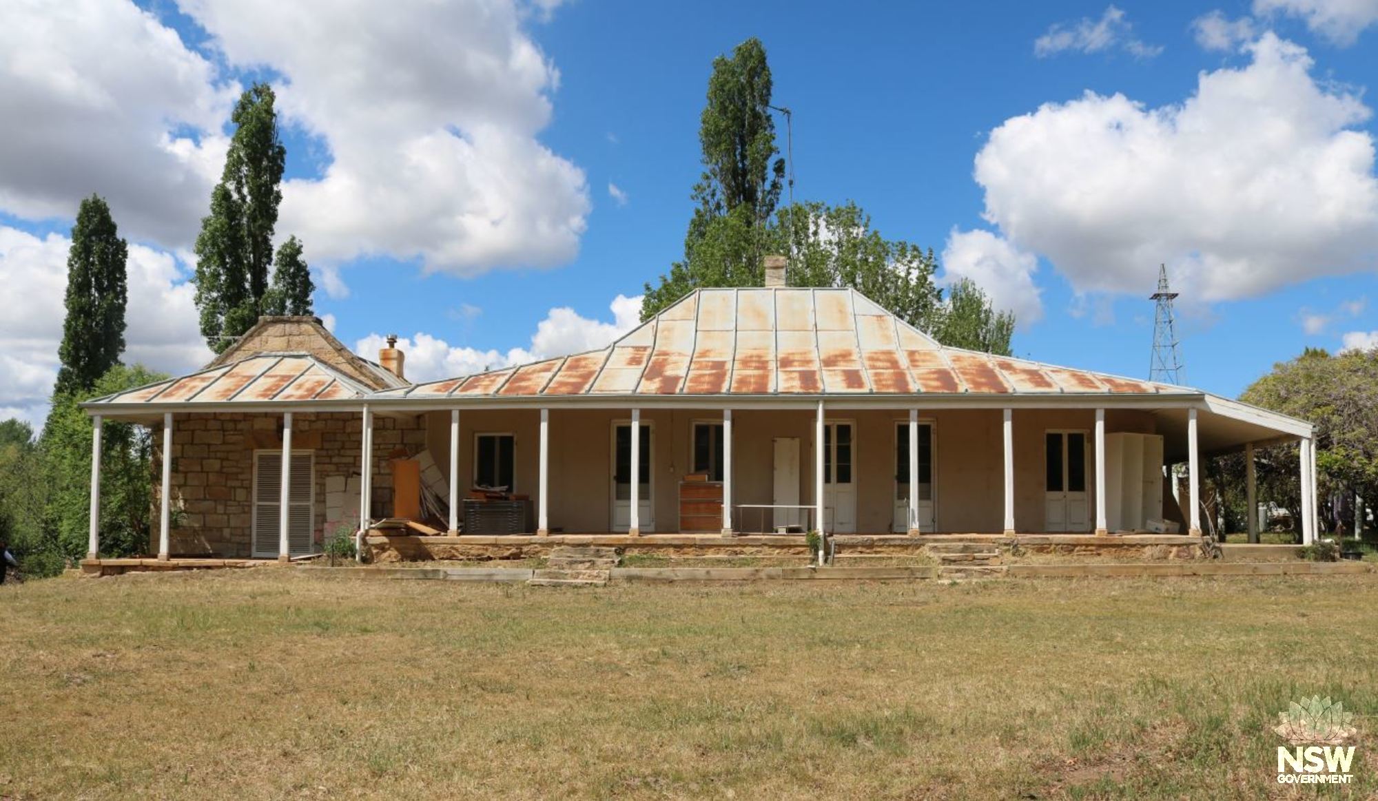 Wingello Park - Homestead and East Wing, looking south