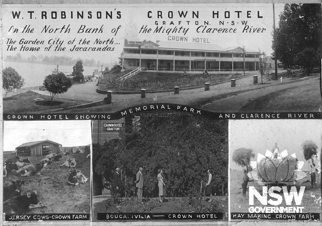 Montage of Photographs Crown Hotel c1940