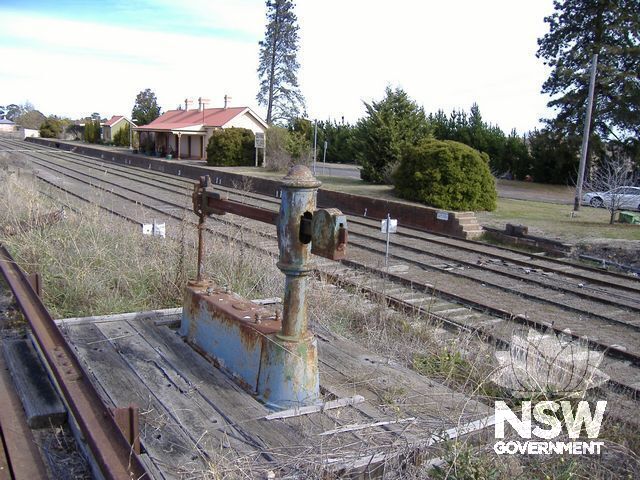 The weighbridge located on the western side of the railway station at Guyra.