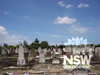 Graves at the north-eastern side of Sandgate.