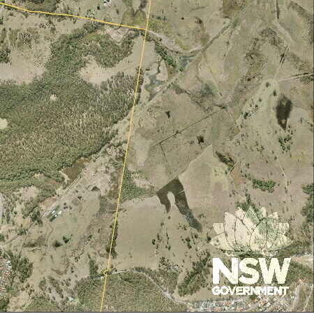 Minmi To Hexham Railway - Aerial photograph of railway corridor