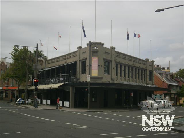 The Former Macquaire Hotel at the corner of Cowper Wharf Road and Bourke Street