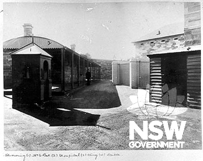 No. 6 post, hospital, wing & stable, c.1898