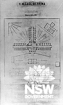 Plan Berrima Gaol, c.1898