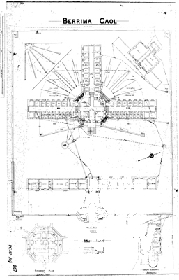 Plan of Berrima Gaol, c.1860s