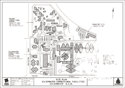 Block plan, Silverwater Correctional Facilities