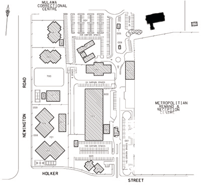 Block plan, Newington House, Silverwater Correctional Centre