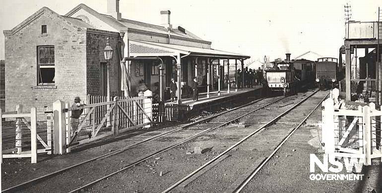 Maitland Railway Precinct- viewed from trackside, 1877.