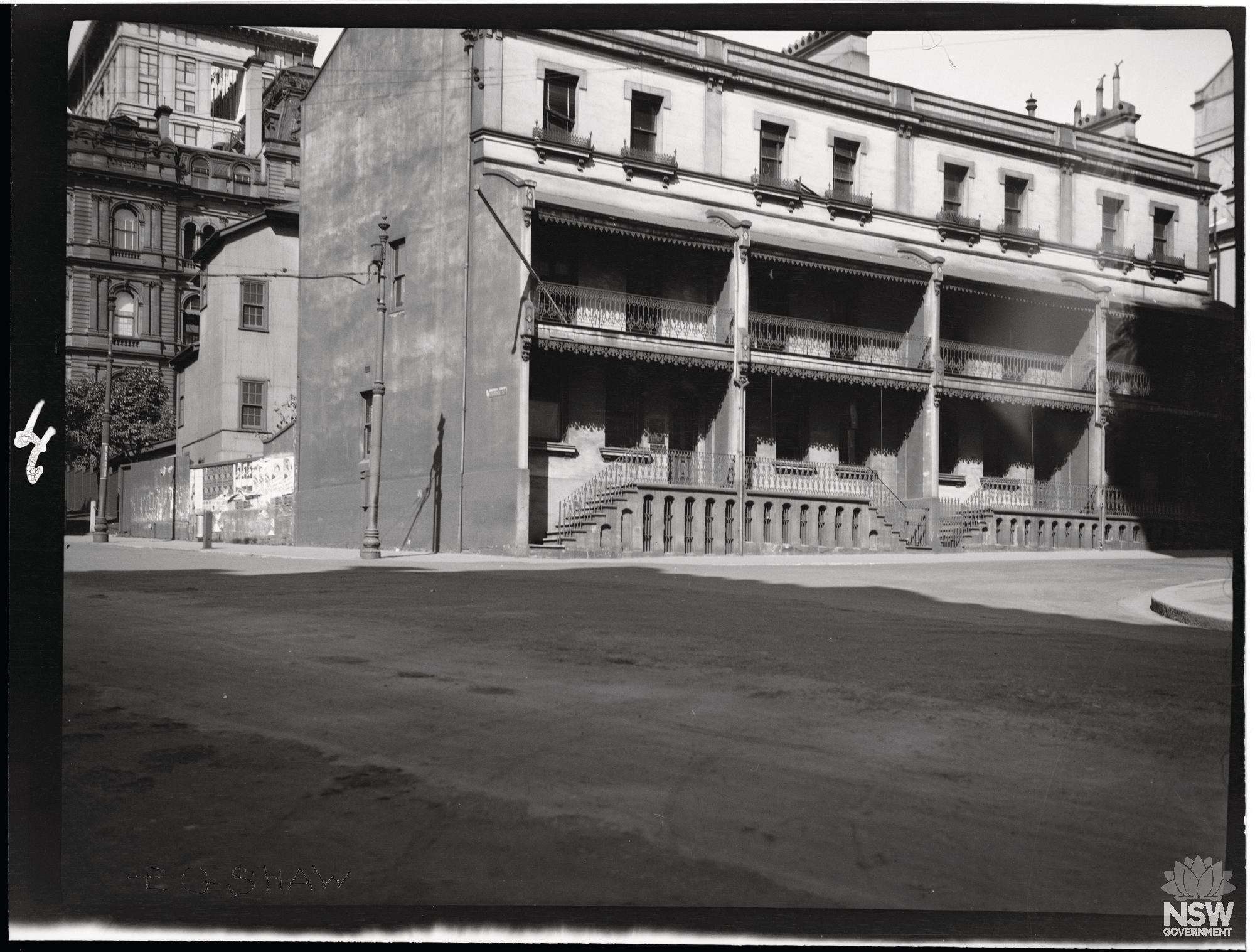 Corner of Young and Bridge Streets, Sydney, 1923