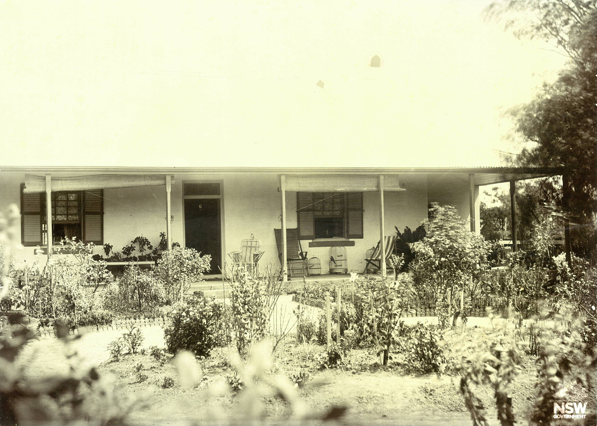View of the front verandah at Beulah