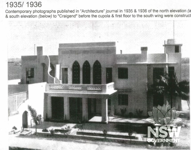 1935-6 photos published in Architecture journal