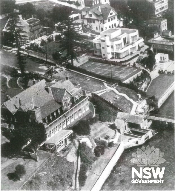 1936 aerial published in The Home