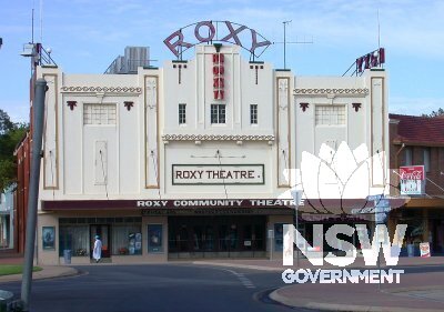 Roxy Community Theatre viewed from Chelmsford Place