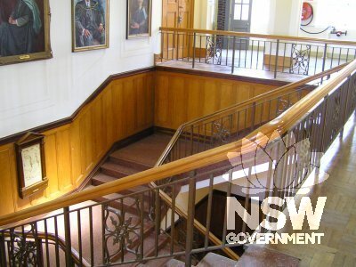 C.B. Newling Centre Entrance hall stairway