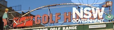 Sharpies Golf House Sign, 2006