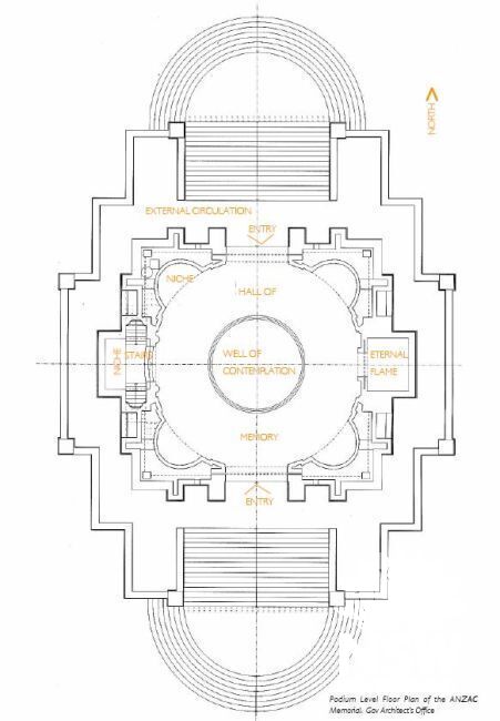 ANZAC Memorial - floorplan 1st floor