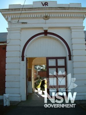 Front gateway to Hay Gaol
