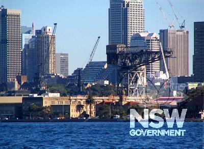 Sydney Harbour Garden Island Naval Precinct - view from north