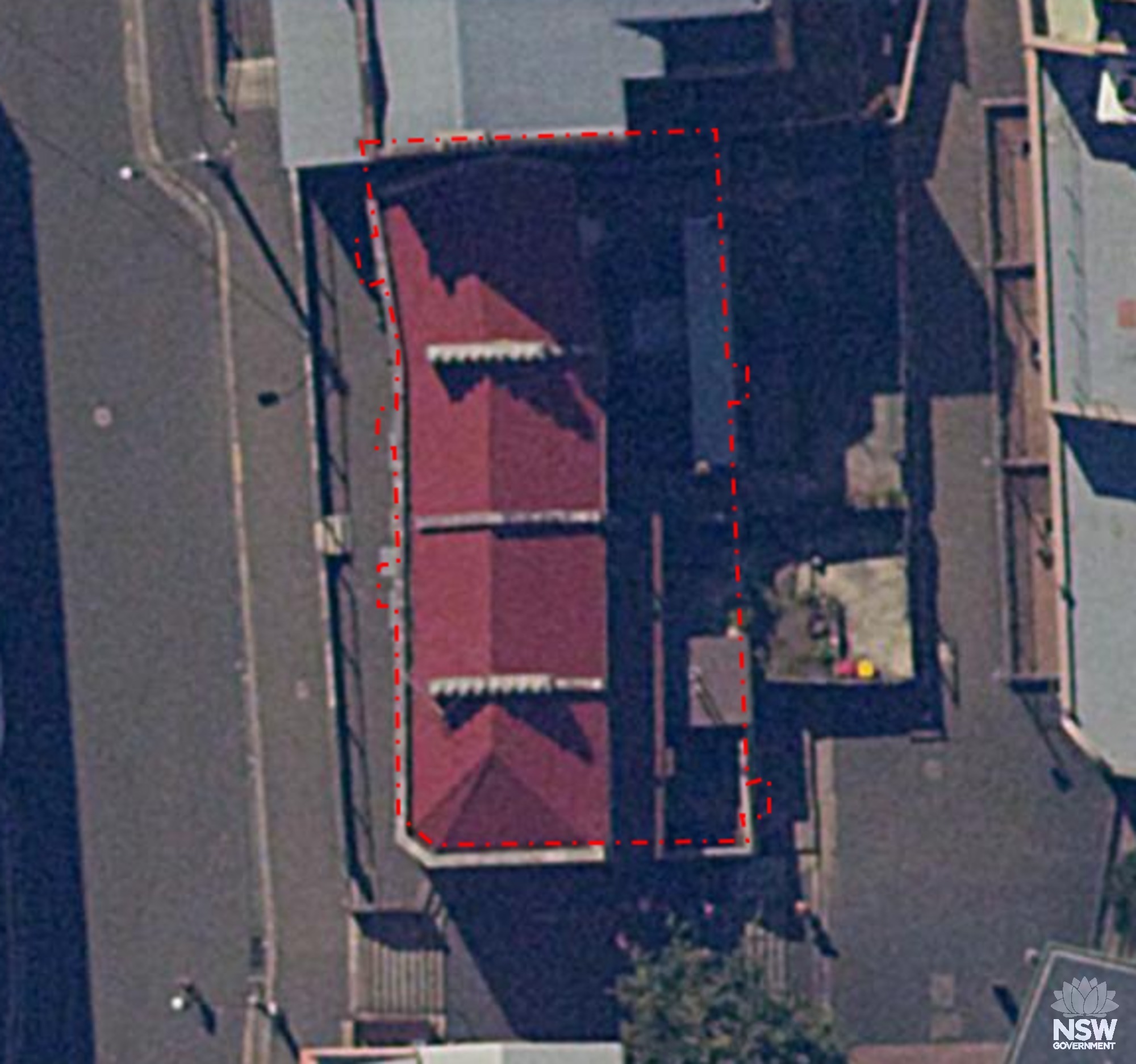 Susannah Place Curtilage Map