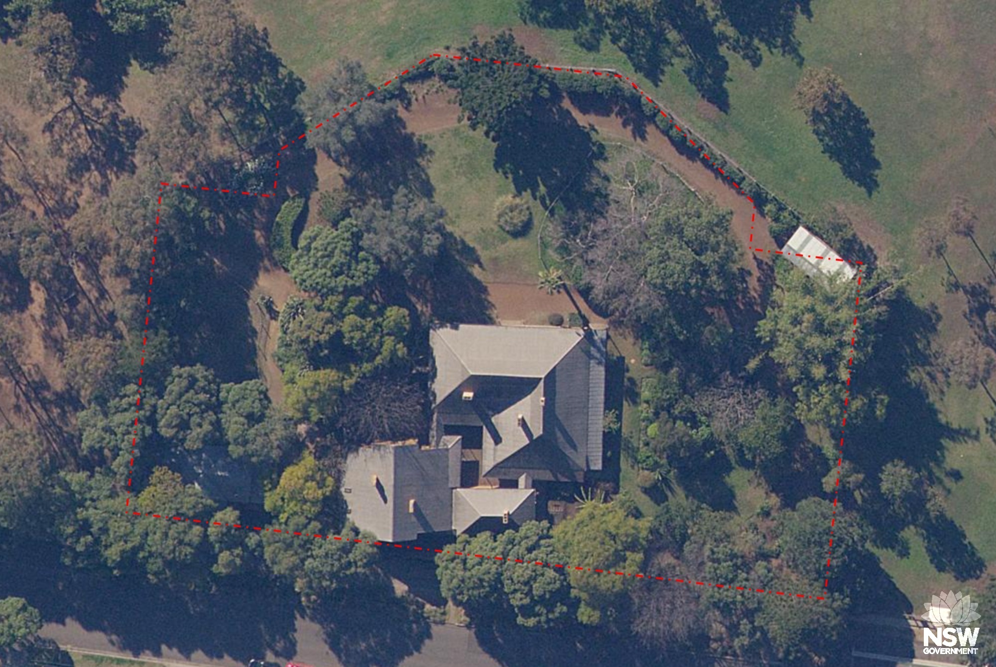 Elizabeth Farm Curtilage Map