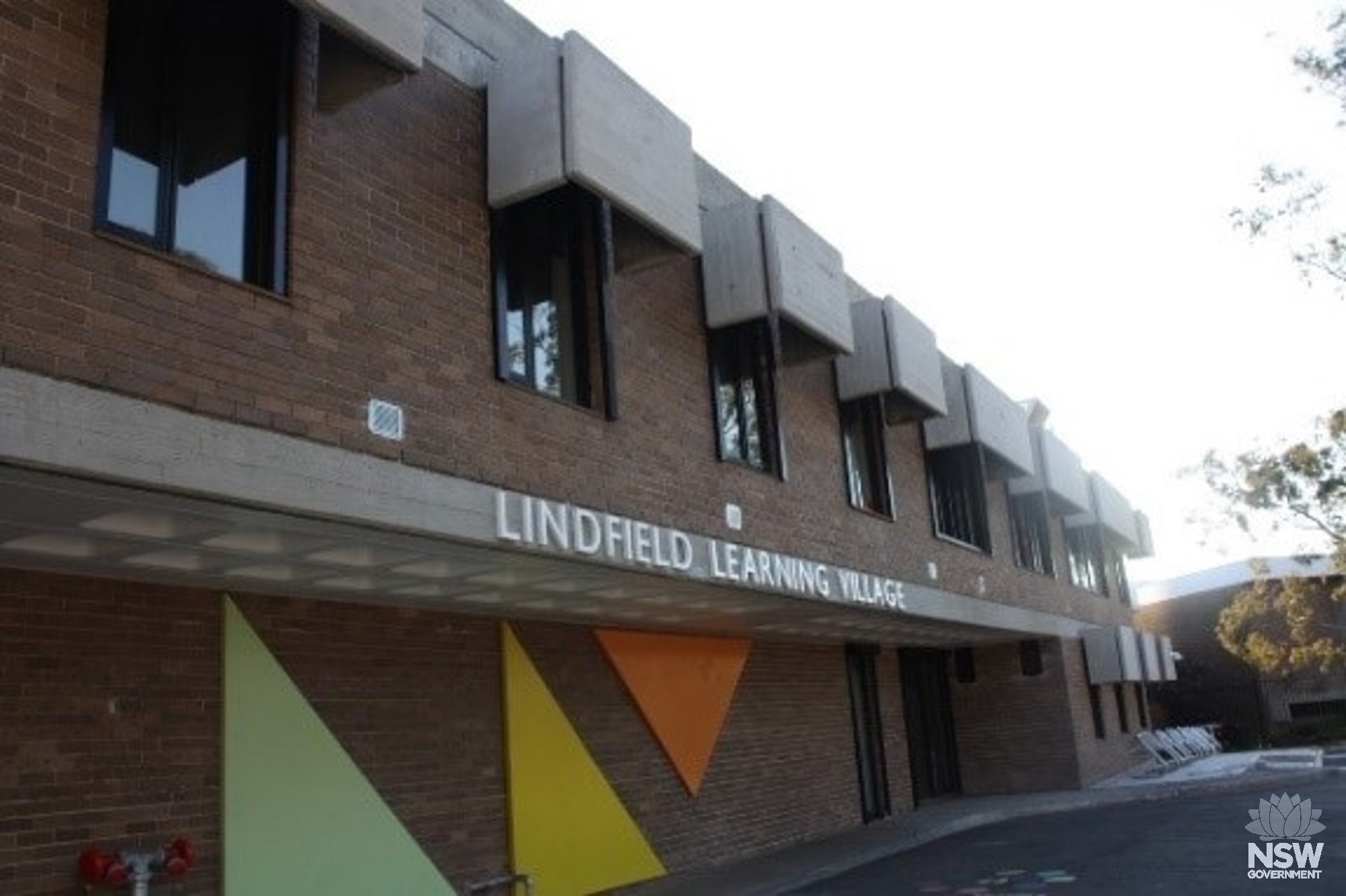 Stage 2 building with original sunshades