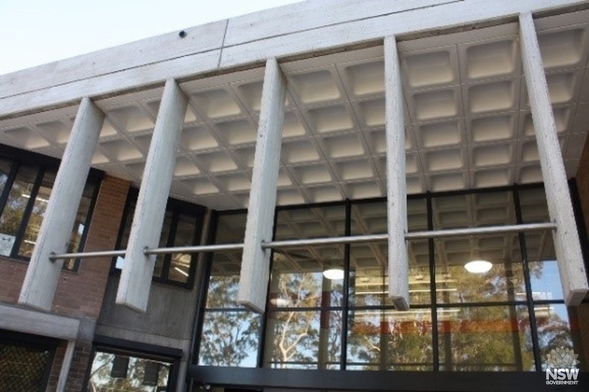 Entry to Stage 2 building with blades