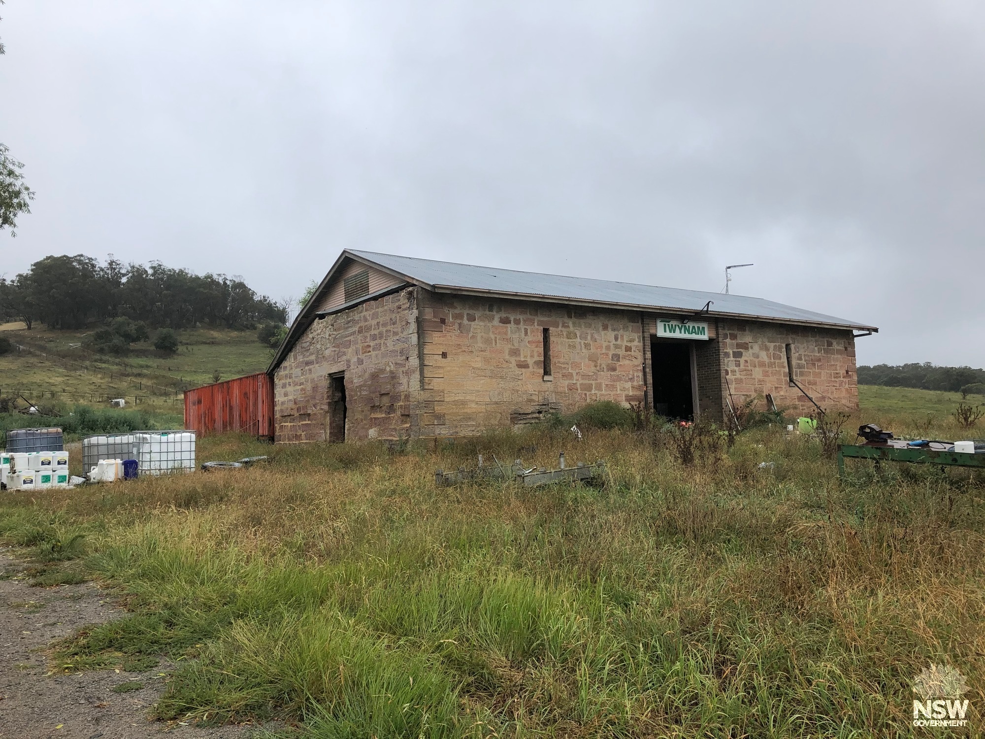 Wingello Park - Stone Barn, looking northwest