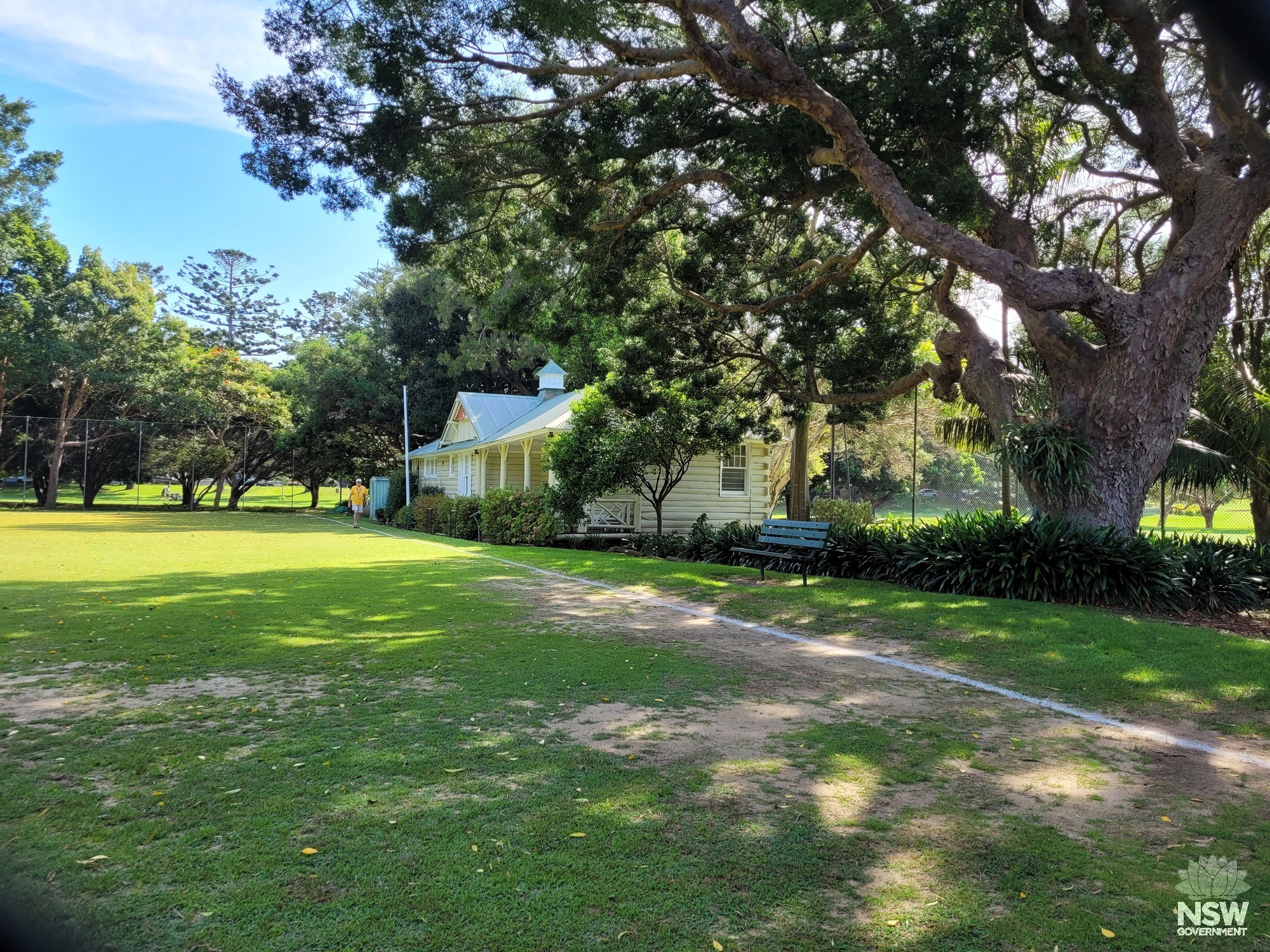 Sydney Croquet Club lawns from the east