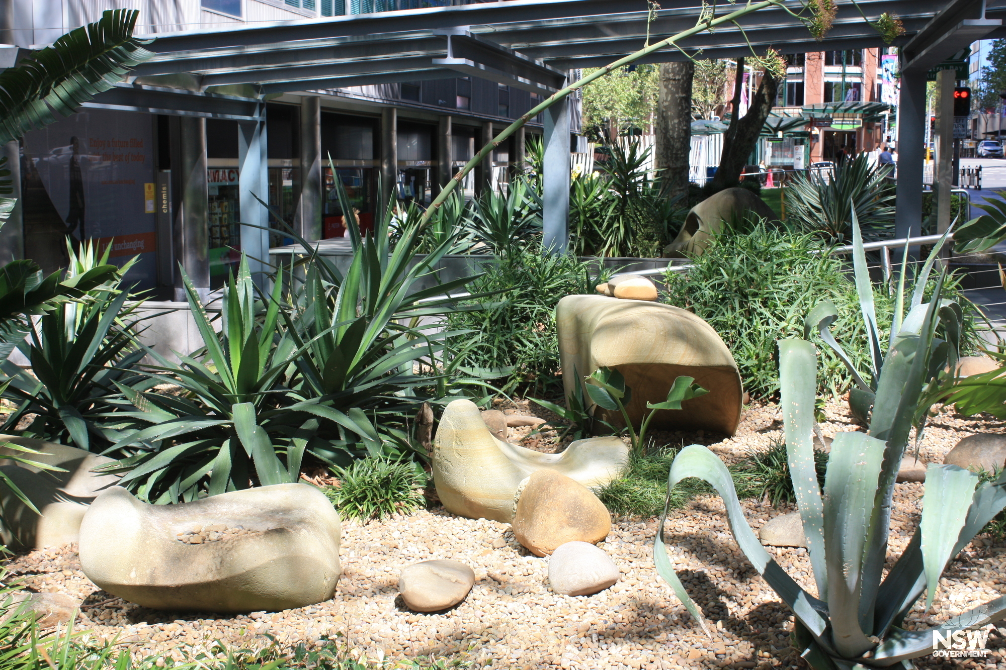 Gerald Lewers stone sculpture