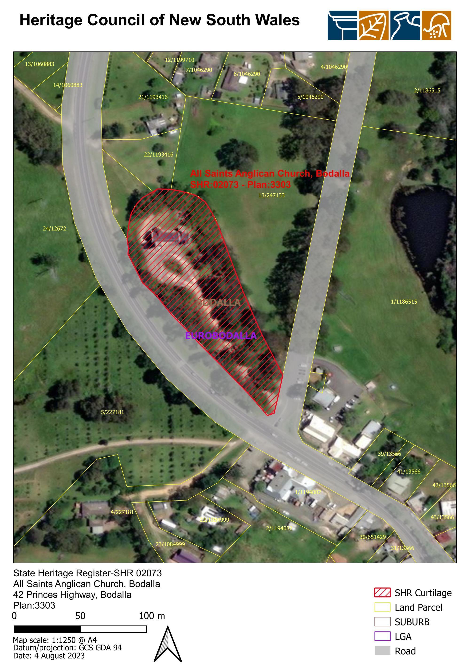 All Saints Anglican Church, Bodalla - SHR Curtilage - Final