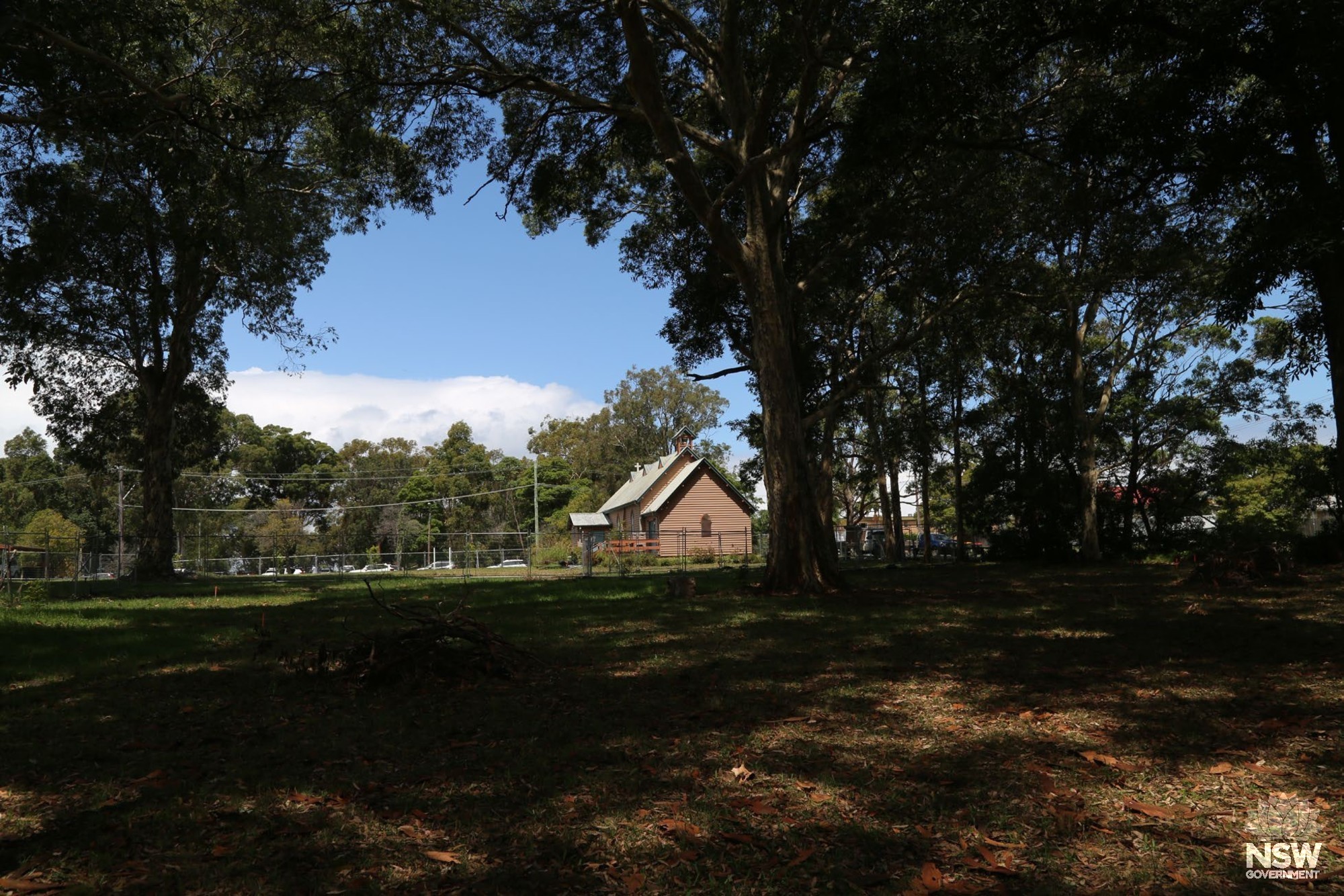 View to former Huskisson Anglican Church from Lot 9