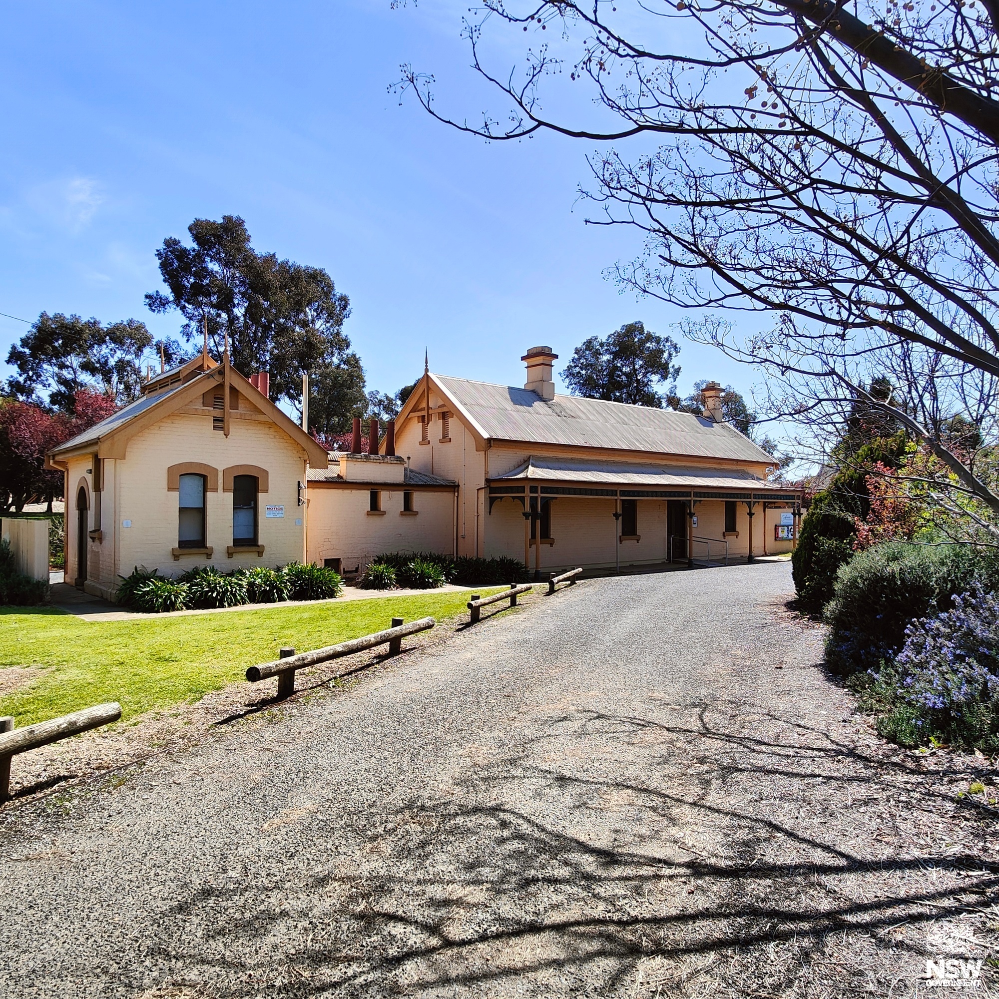 Front of Corowa Railway Station