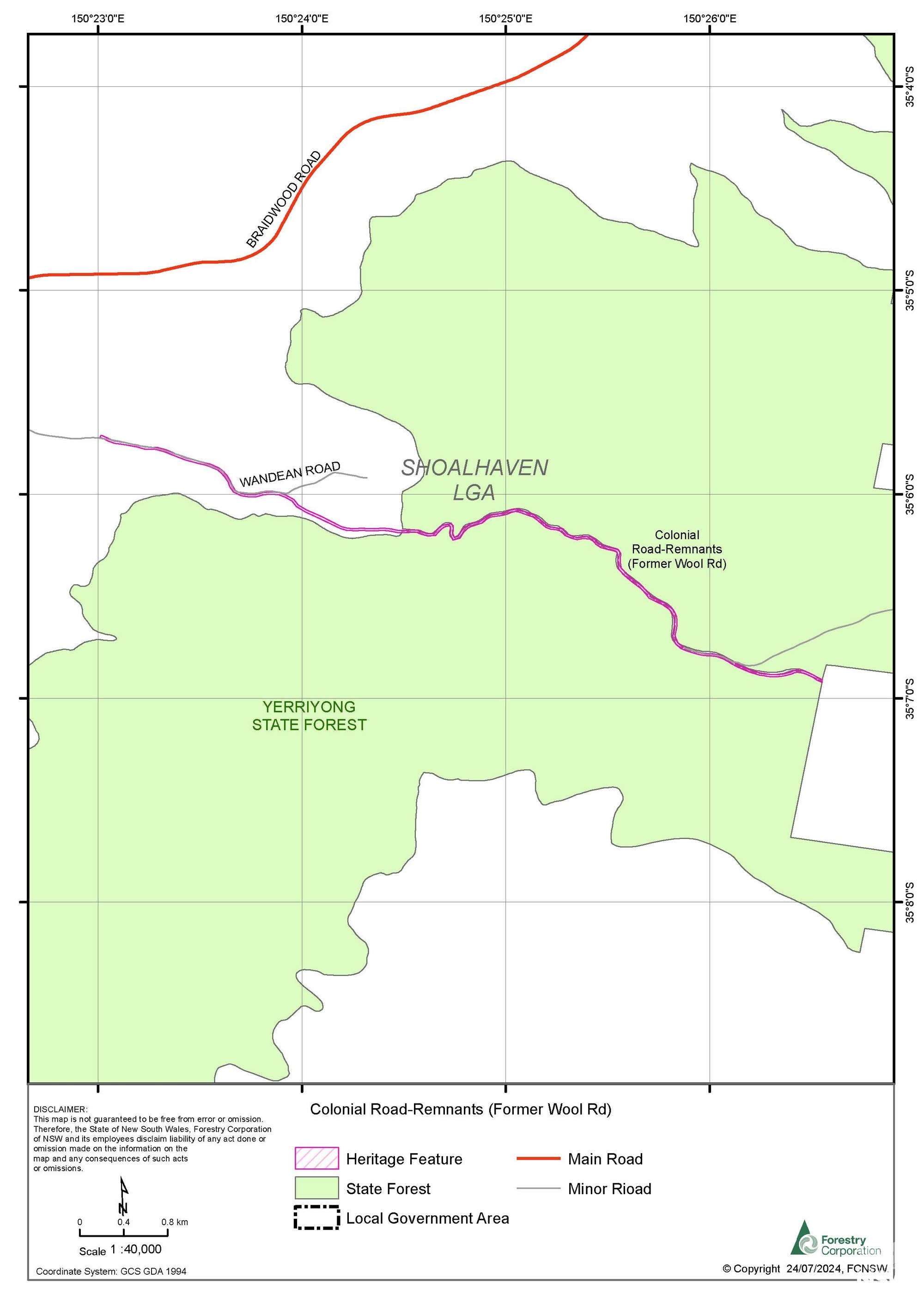Curtilage - Colonial Road-Remnants (Former Wool Rd)