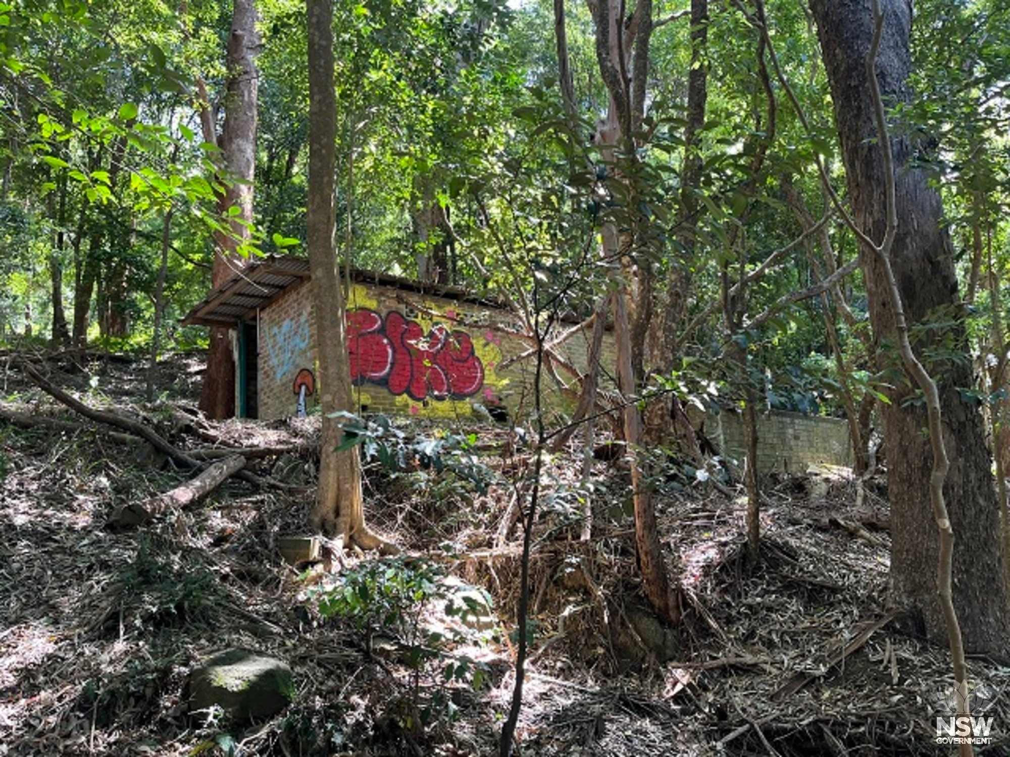 Building 5 - Ablution Block - looking northwest